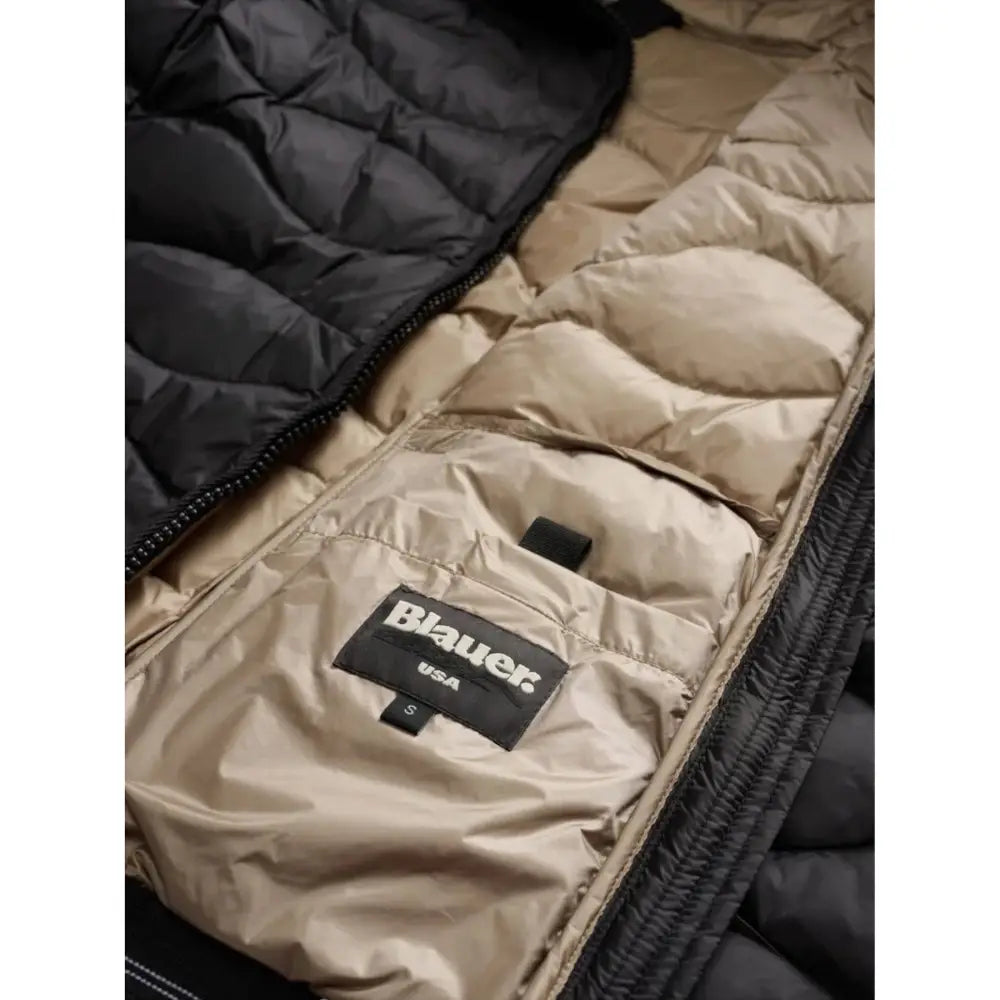 Piumino con bordo in pelliccia aldie Bambina Blauer Blauer