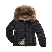 Piumino con bordo in pelliccia aldie Bambina Blauer Blauer