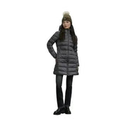 Piumino lungo a righe agnes Donna Blauer - Follower SRL