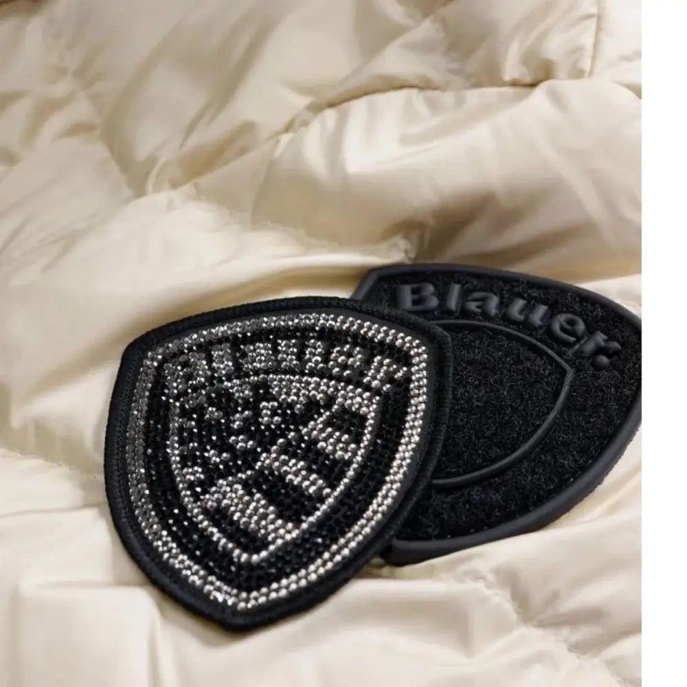 Piumino lungo con pelliccia kristin Donna Blauer Blauer