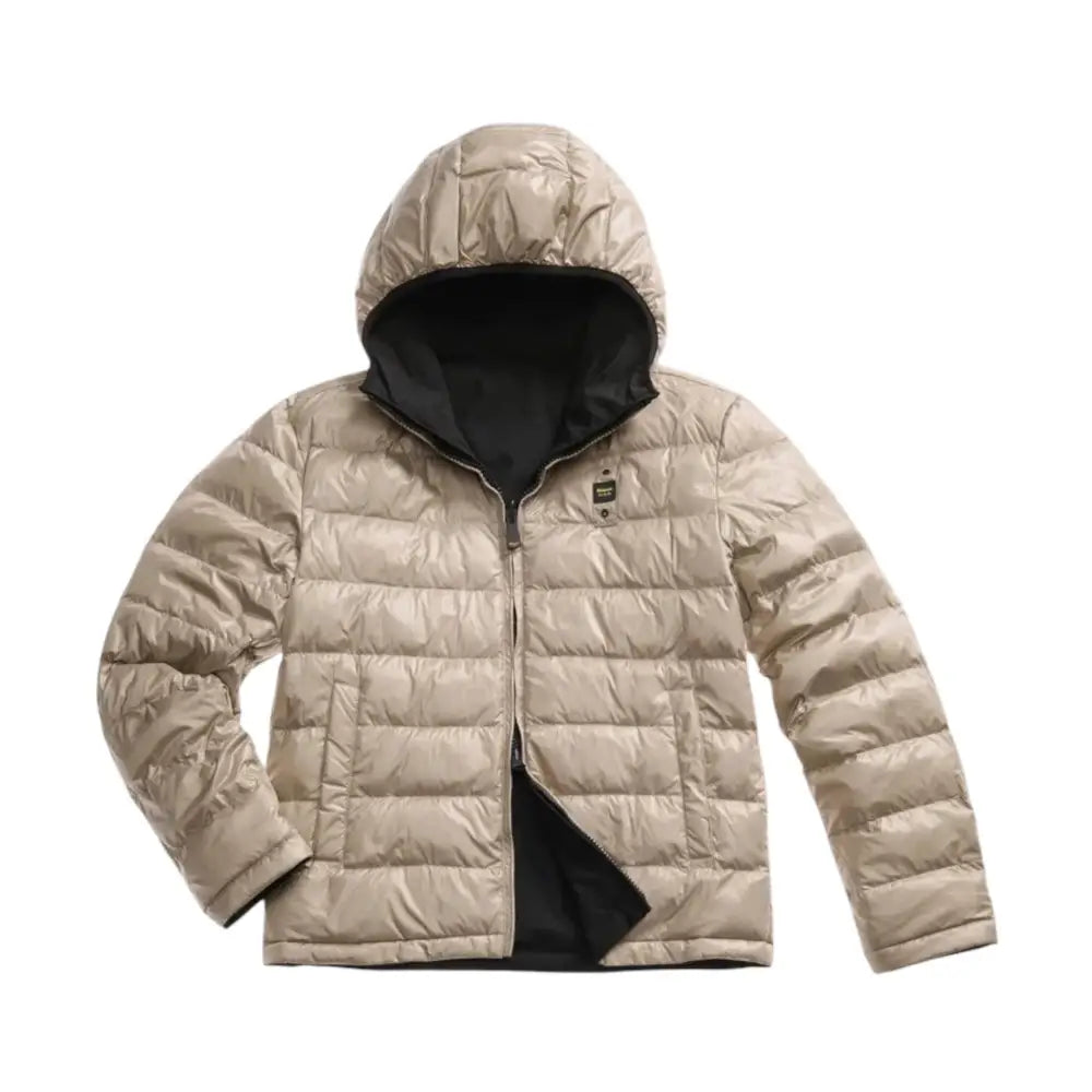 Piumino reversibile nylon noprene ballard Uomo Blauer Blauer