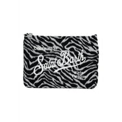 Pochette parisienne mini felt porta oggetti fantasia zebrata Donna MC2 Saint Barth - Follower SRL