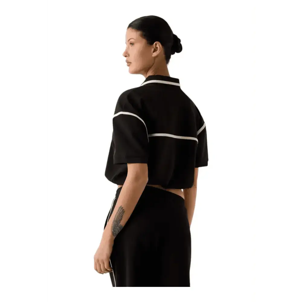 Polo mezza zip crop Donna Guess Activewear - Follower SRL