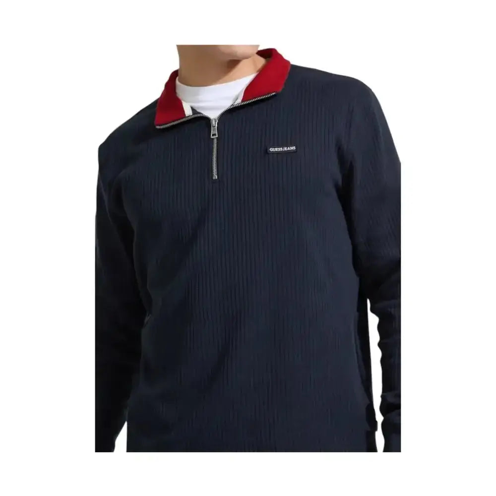 Pullover con zip a coste Uomo Guess Jeans - Follower SRL