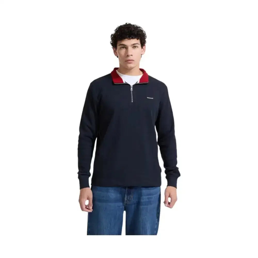 Pullover con zip a coste Uomo Guess Jeans - Follower SRL