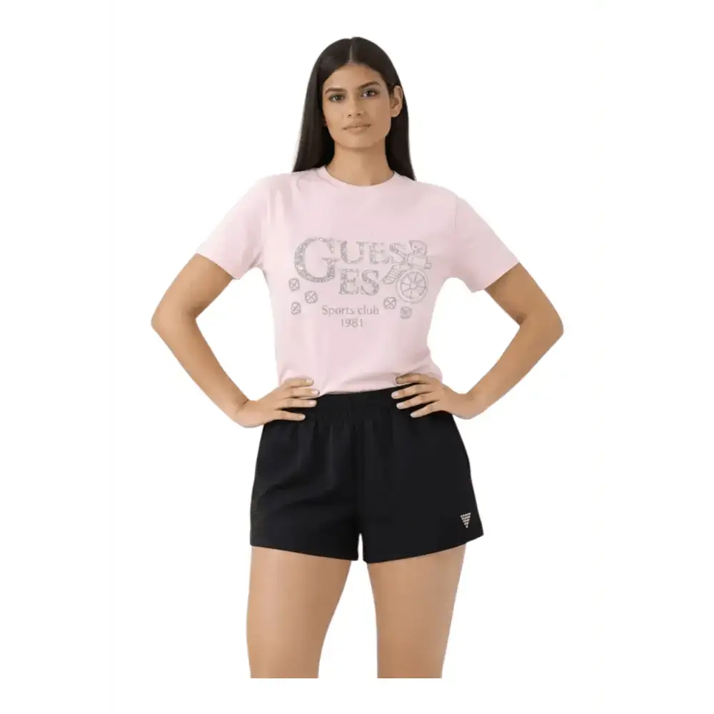 Shorts jogger con strass Donna Guess Activewear - Follower SRL