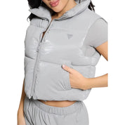 Smanicato crop Donna Guess Activewear Guess Activewear