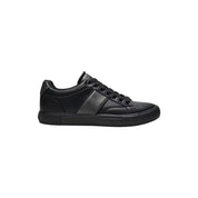 Sneakers in pelle genuine cribe uomo nero guess