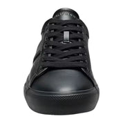 Sneakers in pelle genuine cribe uomo nero guess