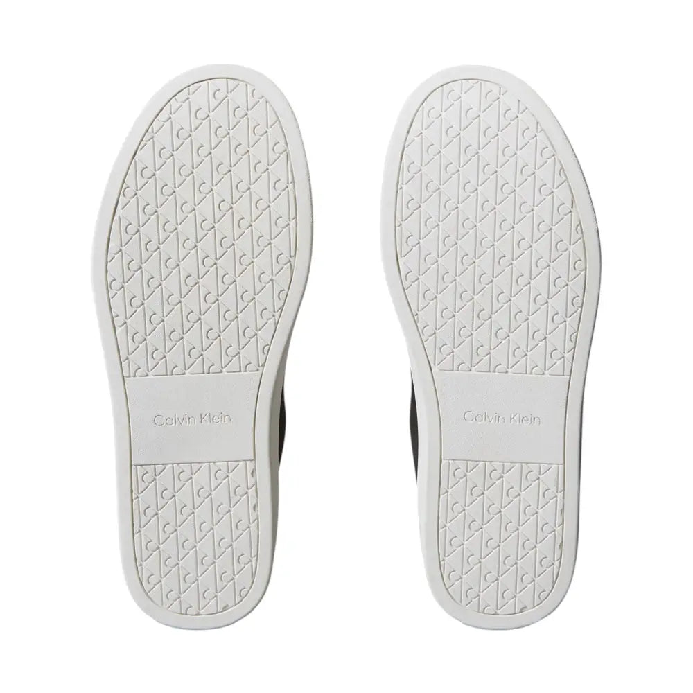 Sneakers In Pelle Liscia Con Suola Flessibile Uomo Calvin Klein Jeans Calvin Klein Jeans