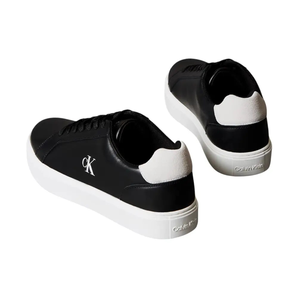 Sneakers In Pelle Liscia Con Suola Flessibile Uomo Calvin Klein Jeans Calvin Klein Jeans