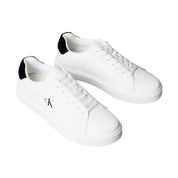 Sneakers In Pelle Liscia Con Suola Flessibile Uomo Calvin Klein Jeans Calvin Klein Jeans