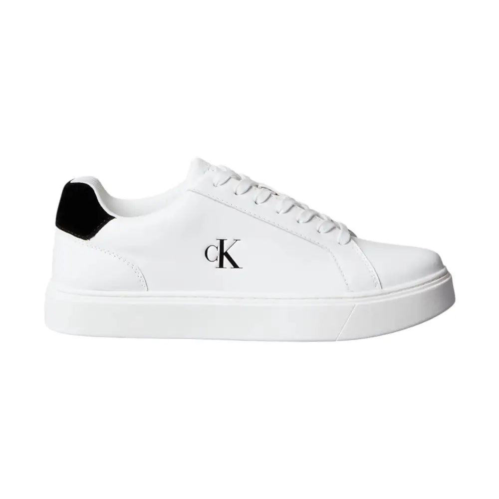 Sneakers In Pelle Liscia Con Suola Flessibile Uomo Calvin Klein Jeans Calvin Klein Jeans