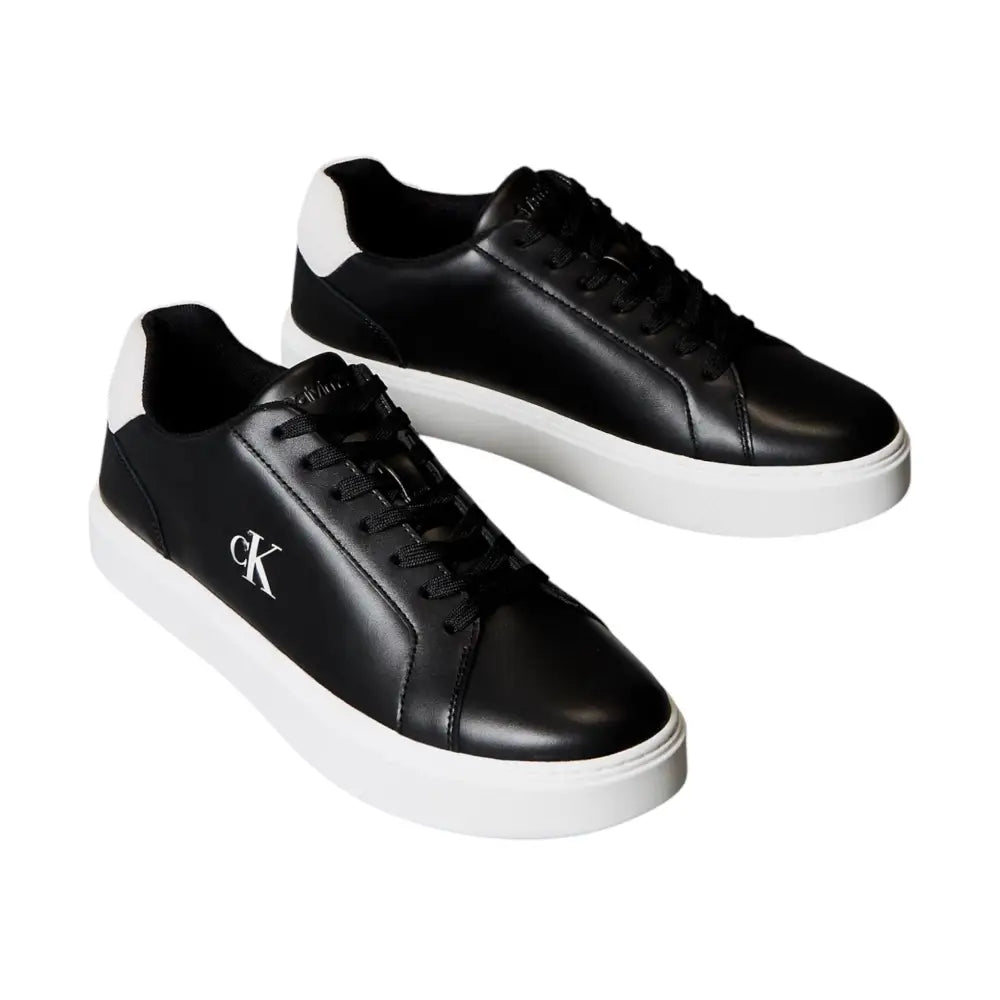 Sneakers In Pelle Liscia Con Suola Flessibile Uomo Calvin Klein Jeans Calvin Klein Jeans