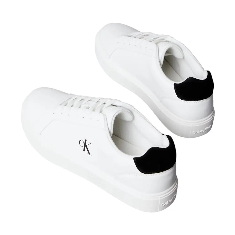 Sneakers In Pelle Liscia Con Suola Flessibile Uomo Calvin Klein Jeans Calvin Klein Jeans