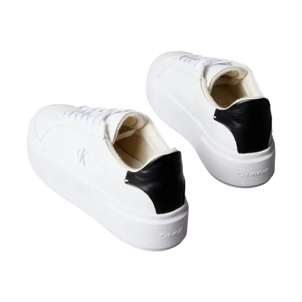 Sneakers Platform In Pelle Con Logo Donna Calvin Klein Jeans Calvin Klein Jeans