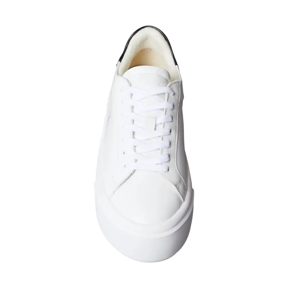 Sneakers Platform In Pelle Con Logo Donna Calvin Klein Jeans Calvin Klein Jeans