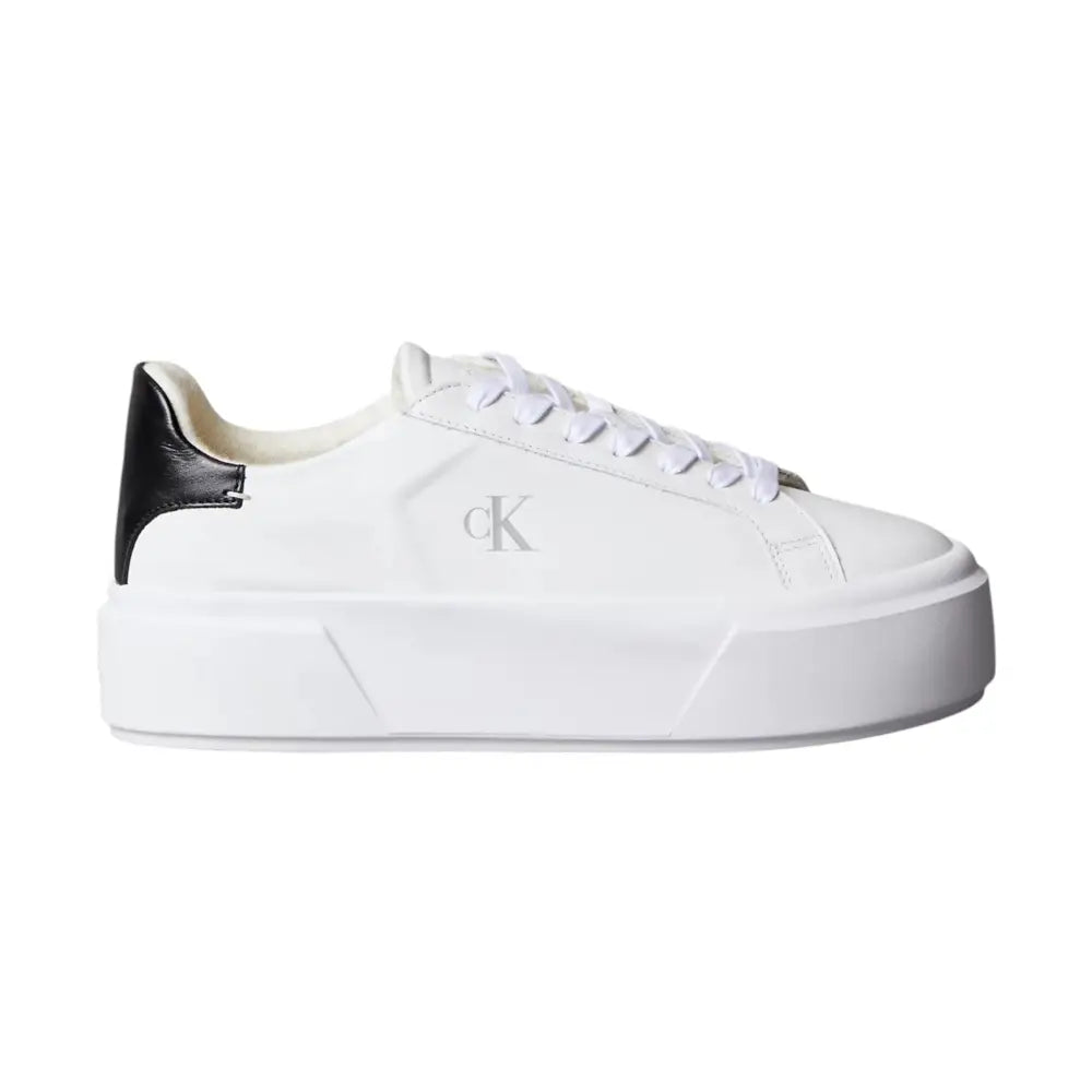 Sneakers Platform In Pelle Con Logo Donna Calvin Klein Jeans Calvin Klein Jeans