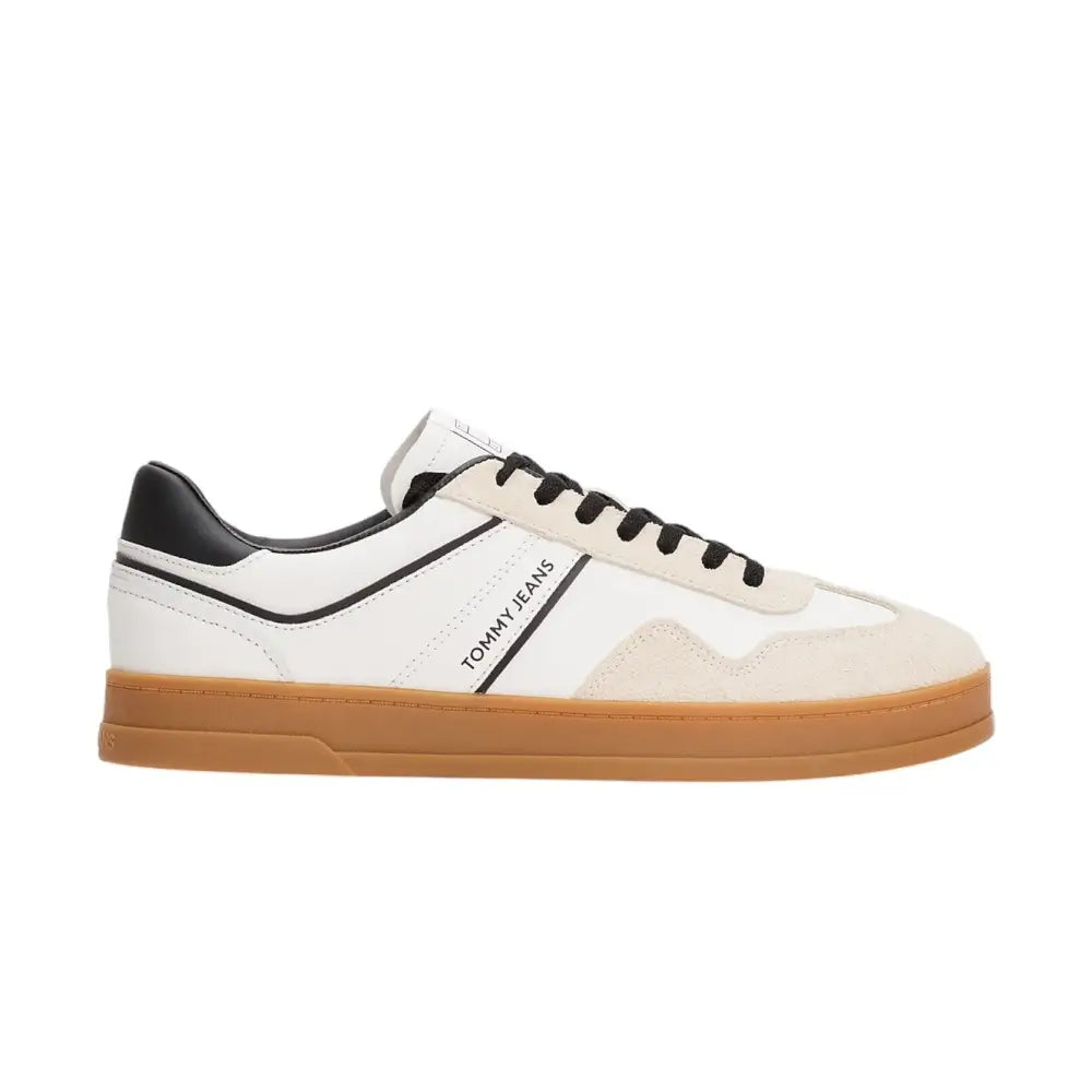 Sneakers The Greenwich con mix di texture e pelle Uomo Tommy Hilfiger Jeans Tommy Hilfiger Jeans