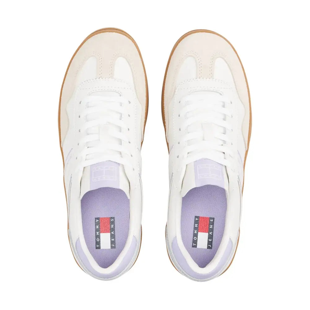Sneakers The Greenwich con suola alta e pelle Donna Tommy Hilfiger Jeans Tommy Hilfiger Jeans