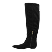 Stivale alto in camoscio donna nero guess - stivali e stivaletti