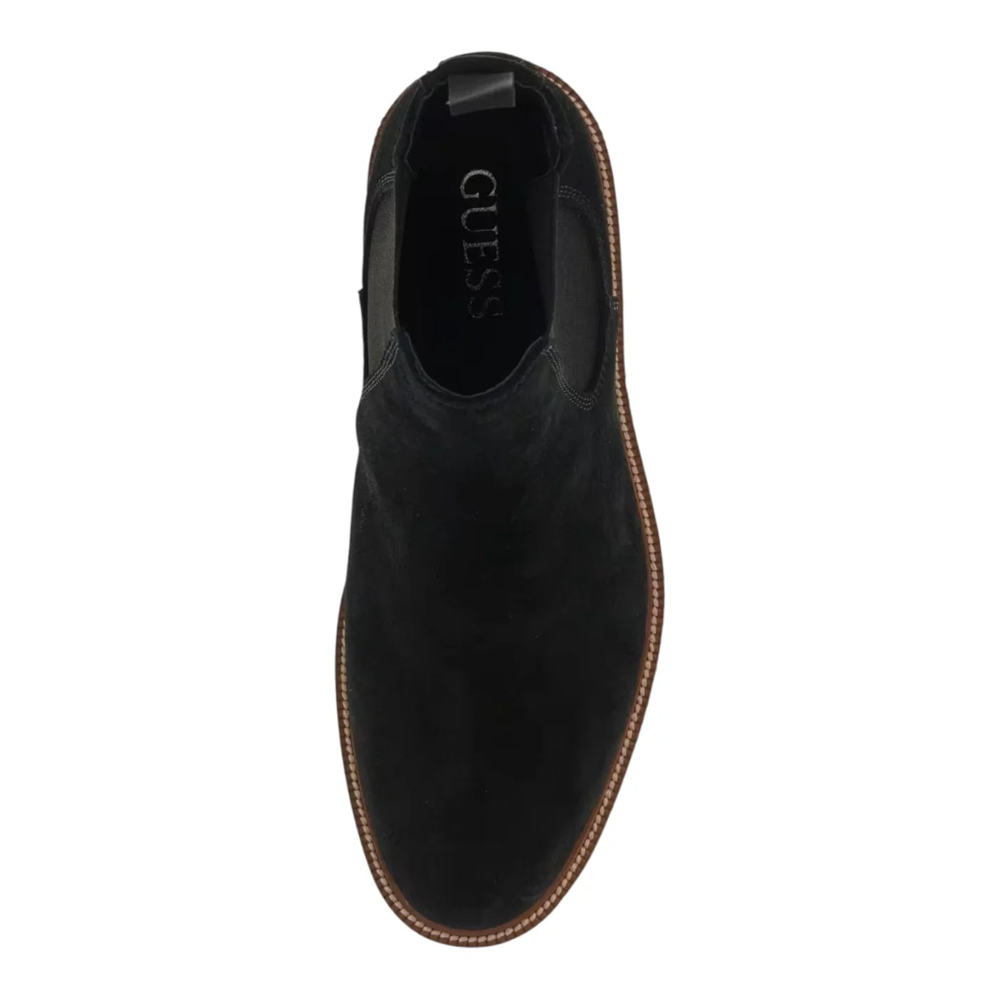 Stivale in pelle scamosciata uomo nero guess - stivali e stivaletti