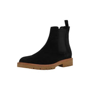 Stivale in pelle scamosciata uomo nero guess - stivali e stivaletti