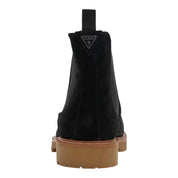 Stivale in pelle scamosciata uomo nero guess - stivali e stivaletti