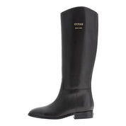 Stivale naure vera pelle donna marrone guess - stivali e stivaletti