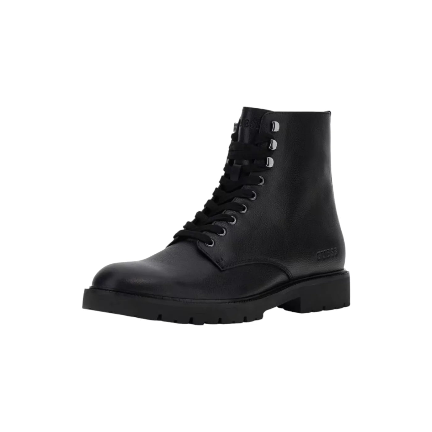 Stivali in vera pelle bravik uomo nero guess - e stivaletti