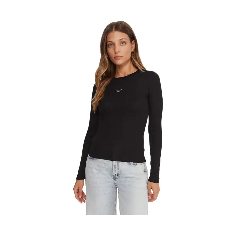 T-shirt a costine Donna Guess Jeans Guess Jeans