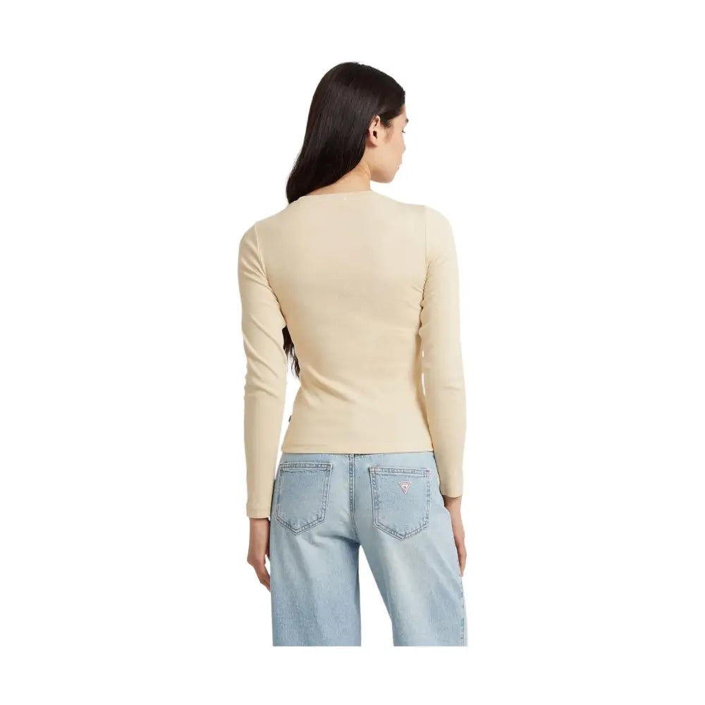 T-shirt a costine Donna Guess Jeans Guess Jeans