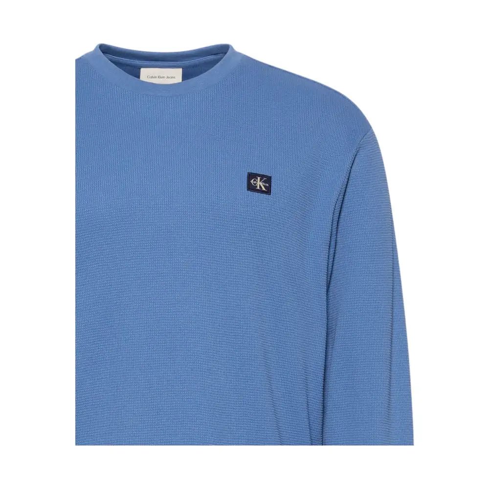 T-Shirt A Nido D'ape Manica Lunga Uomo Calvin Klein Jeans Calvin Klein Jeans