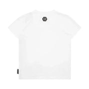 T-shirt Bambino unisex Philipp Plein round neck ss smile - Follower SRL