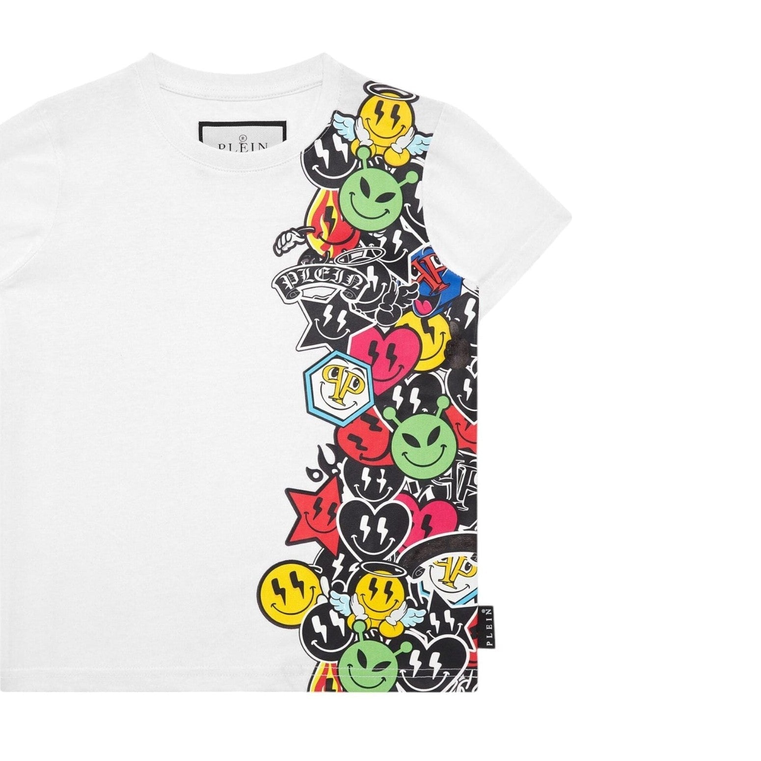 T-shirt Bambino unisex Philipp Plein round neck ss smile Philipp Plein