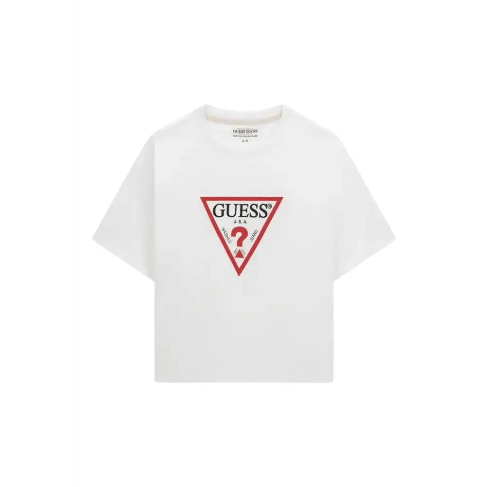 T-shirt Boxy logo maxi Donna Guess Jeans - Follower SRL