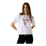 T-shirt Boxy logo maxi Donna Guess Jeans - Follower SRL