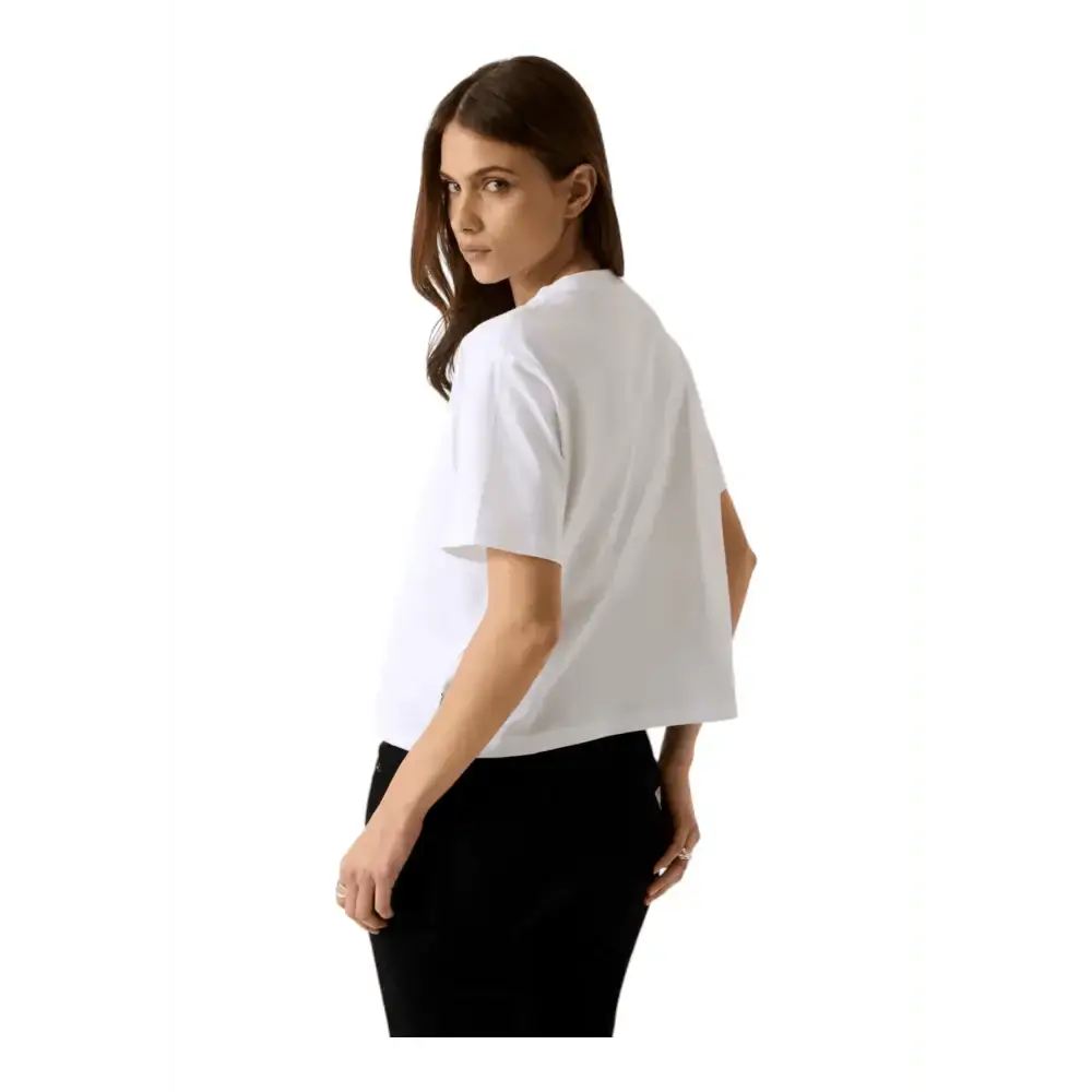 T-shirt Boxy logo maxi Donna Guess Jeans - Follower SRL