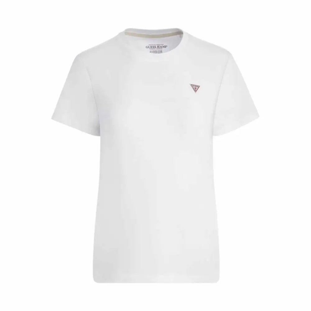 T-shirt classica con logo triangolo mini Donna Guess Jeans Guess Jeans