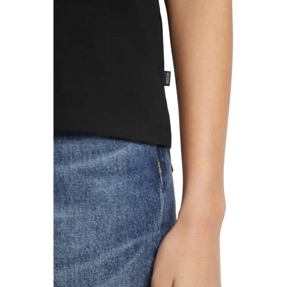 T-shirt classica con logo triangolo mini Donna Guess Jeans Guess Jeans