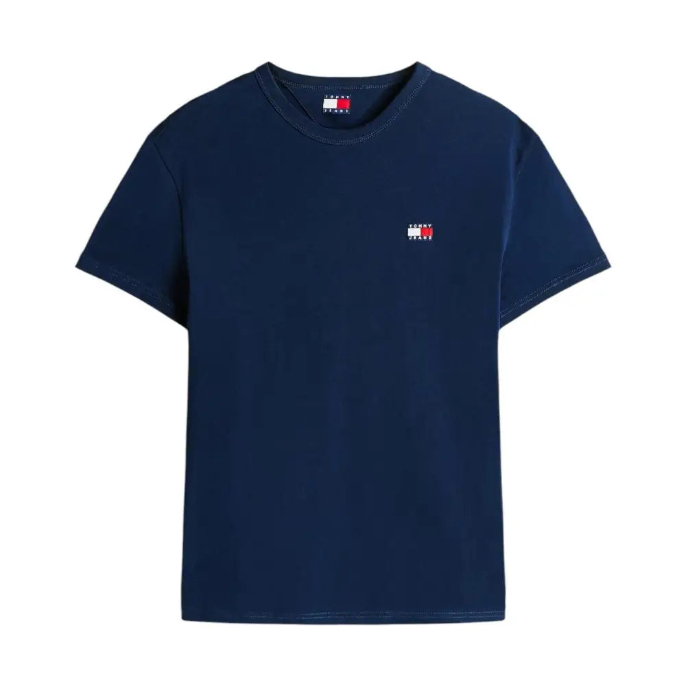 T-shirt con distintivo Tommy tono su tono Uomo Tommy Hilfiger Jeans Tommy Hilfiger Jeans
