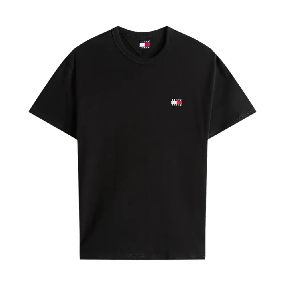T-shirt con distintivo Tommy tono su tono Uomo Tommy Hilfiger Jeans Tommy Hilfiger Jeans