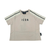 T-shirt con logo Bambina Icon Icon
