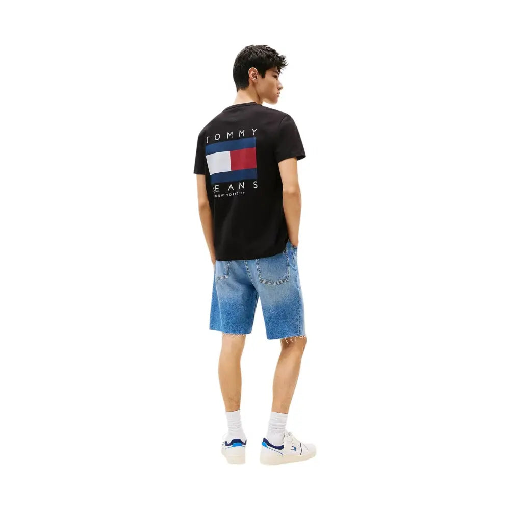 T-shirt con logo bandierina sul retro Uomo Tommy Hilfiger Jeans Tommy Hilfiger Jeans