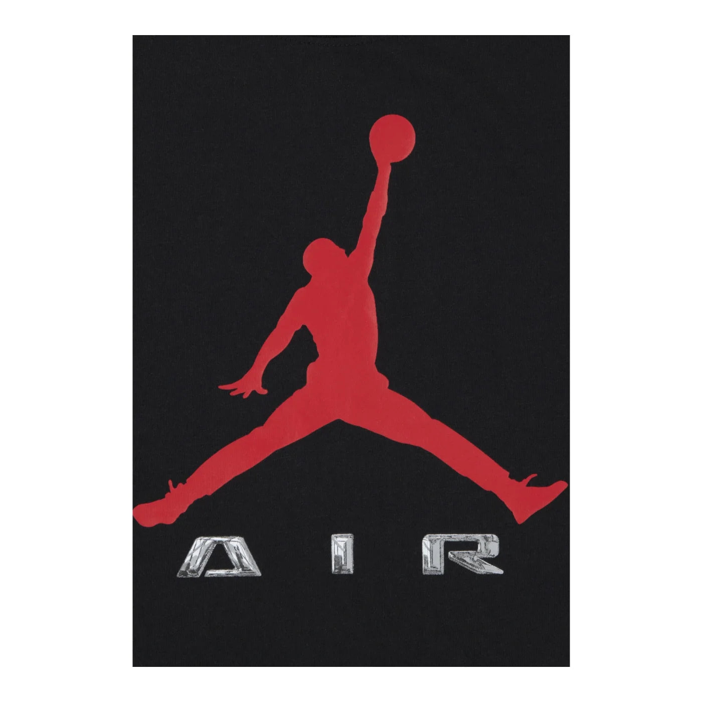 T-shirt con logo iconico bambino nero jordan