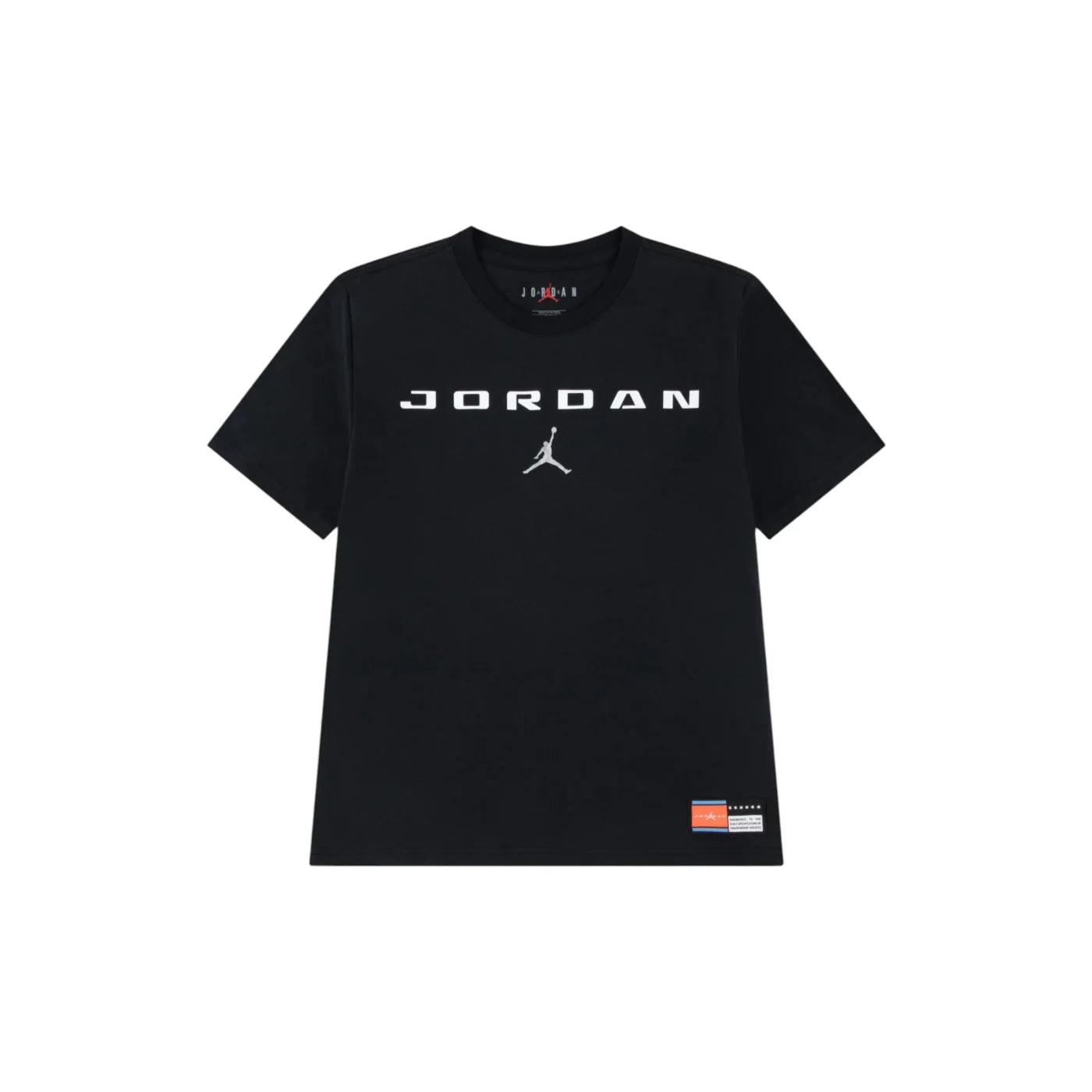 T-shirt con logo iconico bambino nero jordan