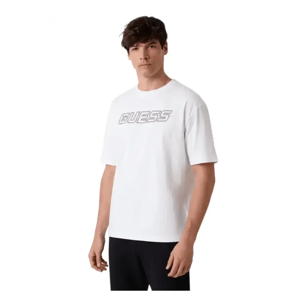 T-shirt con logo stampato Oversize Uomo Guess Activewear - Follower SRL