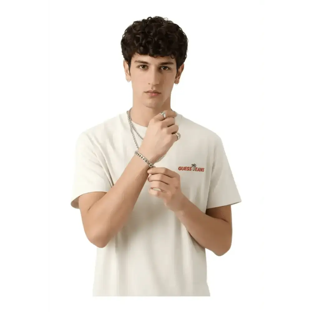 T-shirt con logo stampato Uomo Guess Jeans - Follower SRL