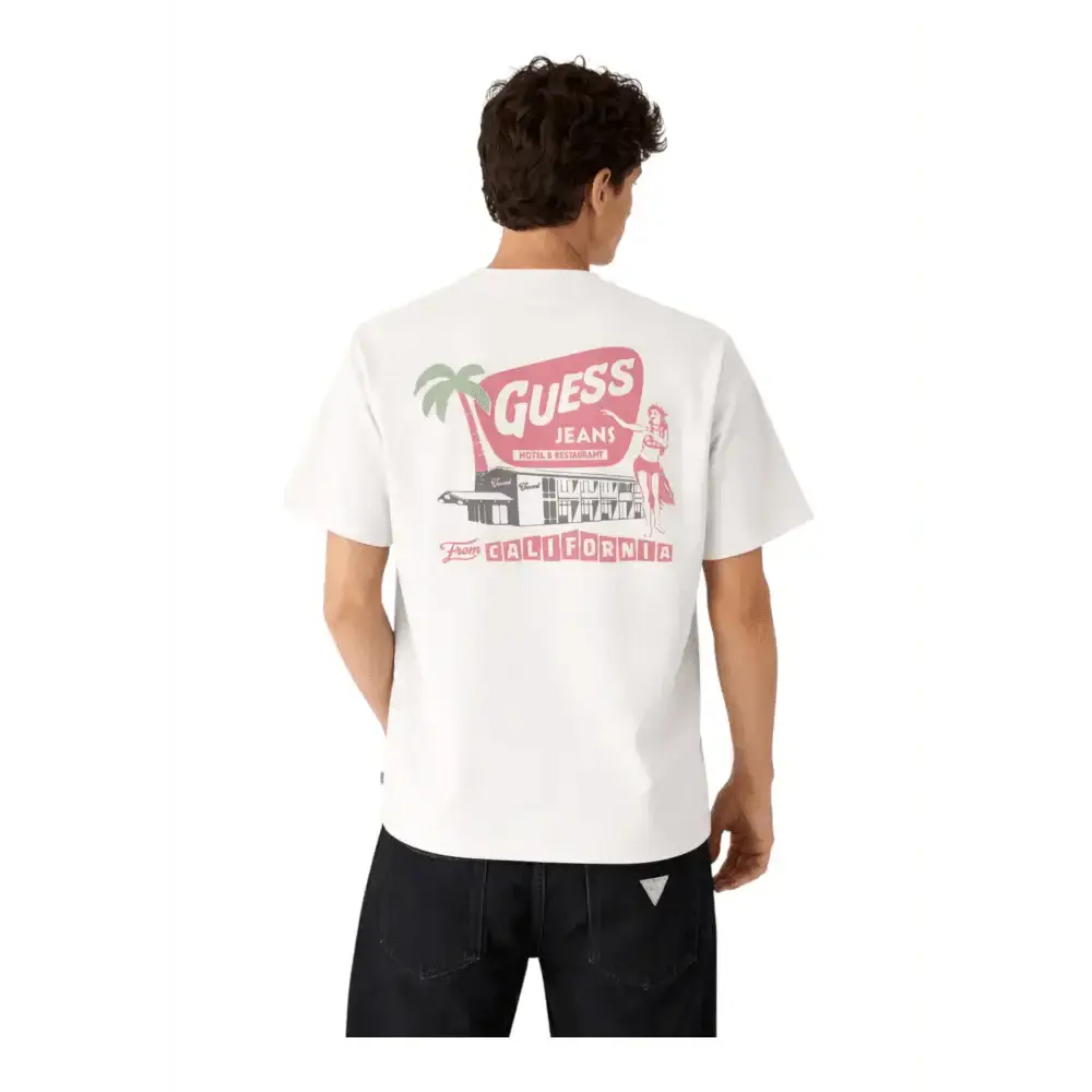 T-shirt con logo stampato Uomo Guess Jeans - Follower SRL