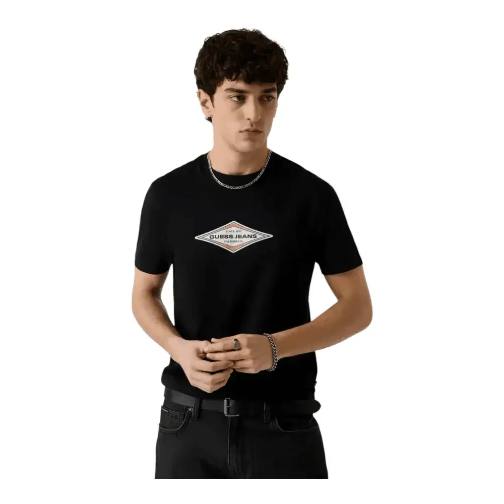 T-shirt con logo stampato Uomo Guess Jeans - Follower SRL